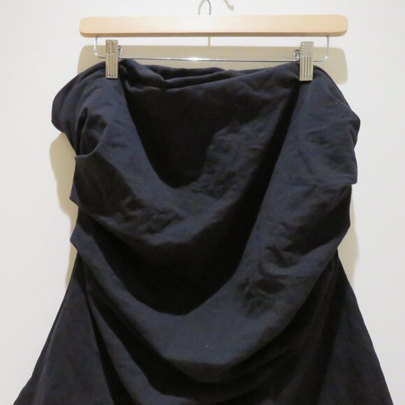 GOOD AMERICAN Super Stretch Jersey Tube Top in Black 001 Minimalist Size 3XL NWT - Picture 3 of 9